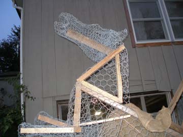 Outdoor wire work- Horse Head